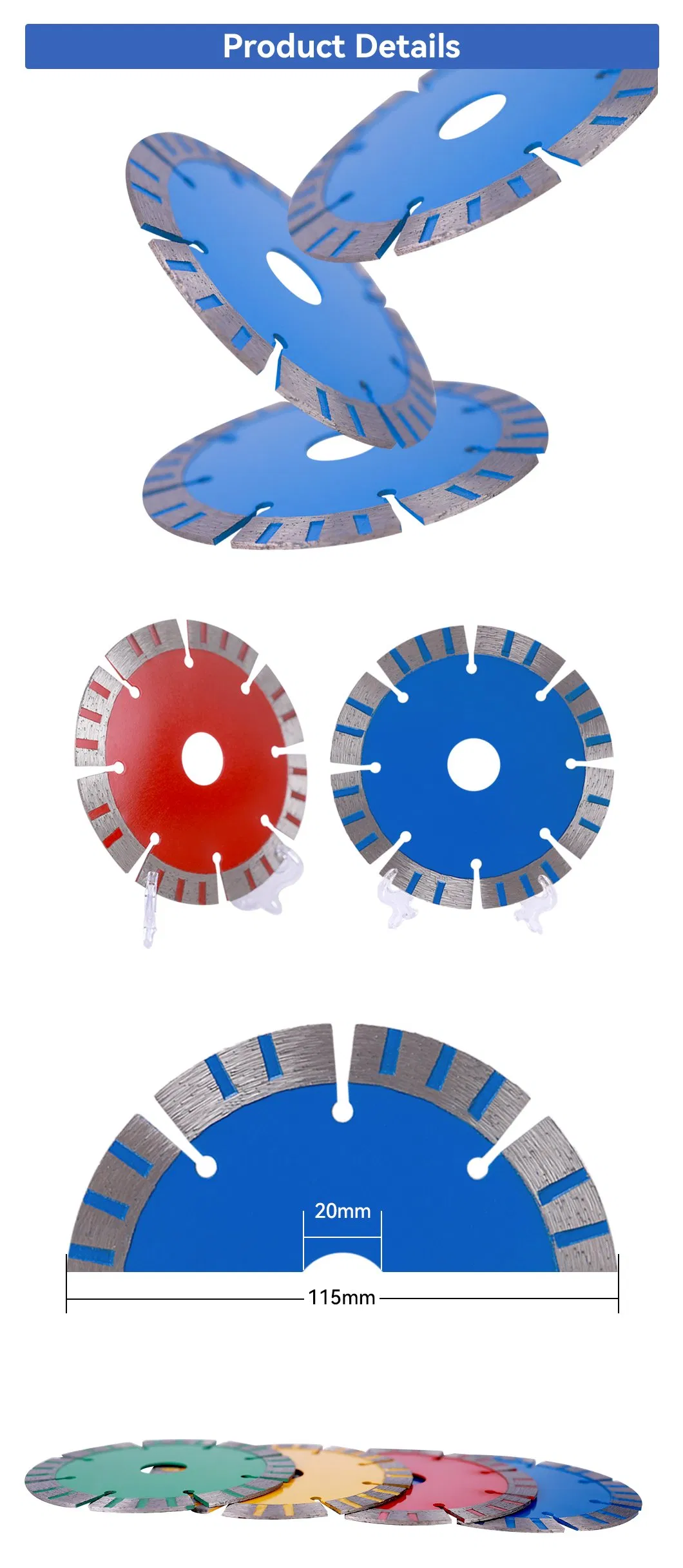 Wholesale Price 5 Inch Sinter Diamond Saw Blade for Granite