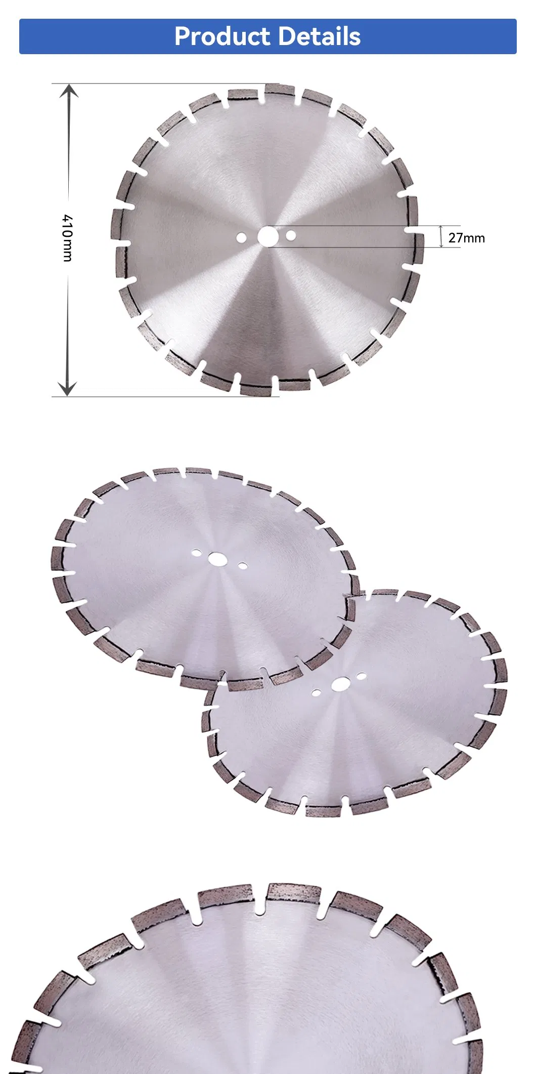 Laser Welded Power Saw Segmented Diamond Blades for Concrete Stone Brick Masonry