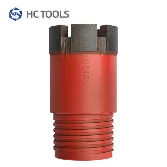 Red Color Diamond Core Drilling Part Drill Bit