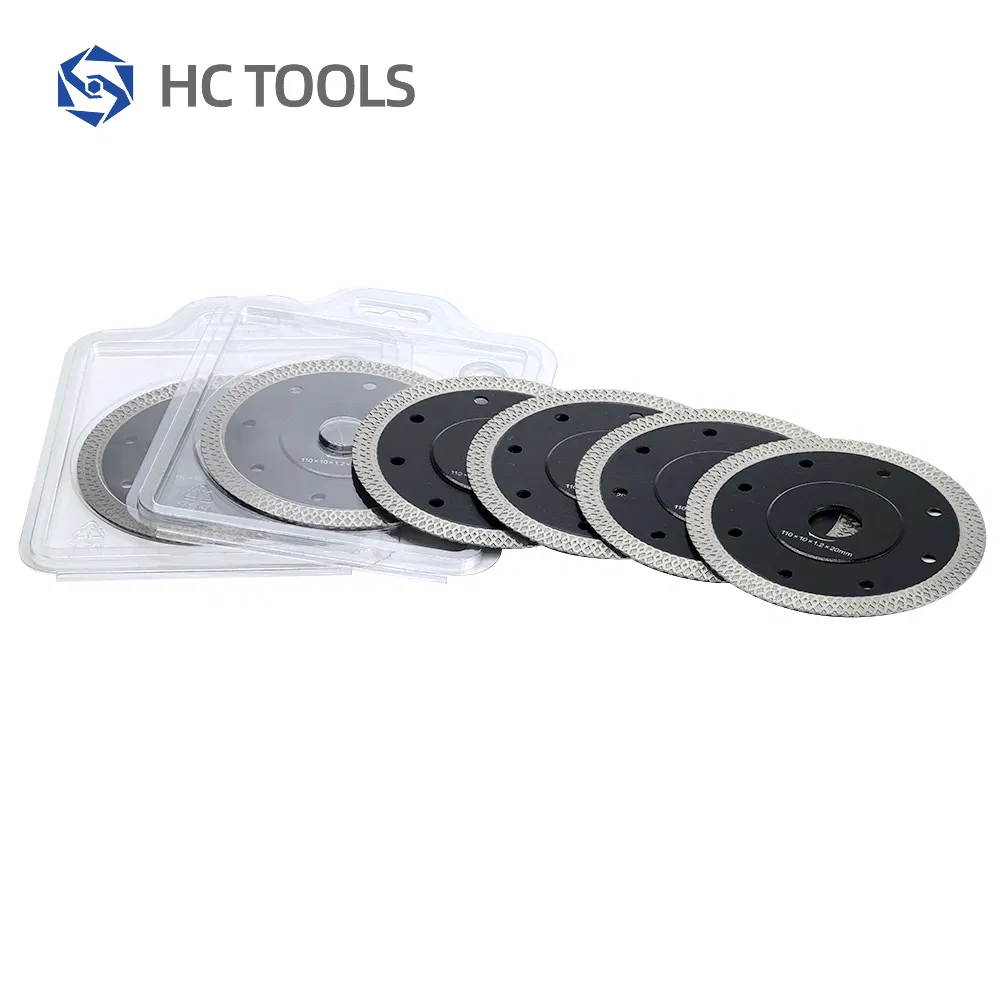 4.5inch Hot Press Diamond Cutting Discs for Ceramic Tile with No Collapsing Edges