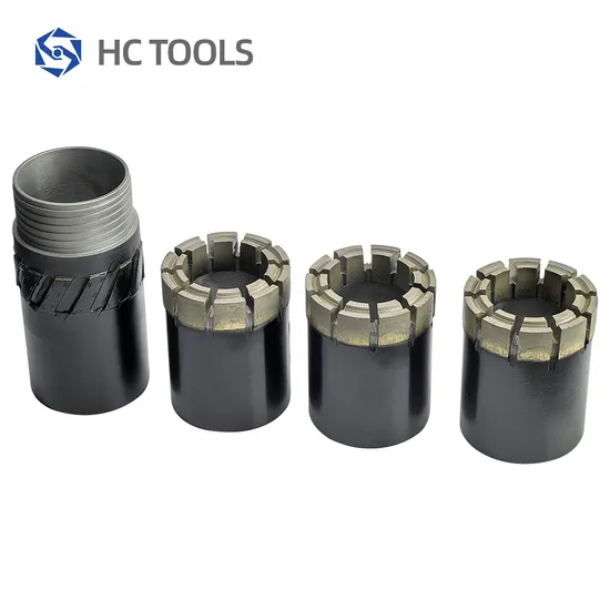 Durable Impregnated Diamond Core Drill Bits Nqwl Hqwl Specifications