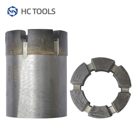 Metallic Color Efficient and Durable Diamond Drill Bit for Core Drilling