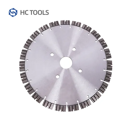 Laser Welded Segmented Turbo Diamond Cutting Blade for Hard Cured Concrete Cutting