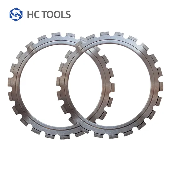 Durable Diamond Ring Segmented Saw Blade 420mm Laser Welded Wet Cutting Granite Asphalt Disc