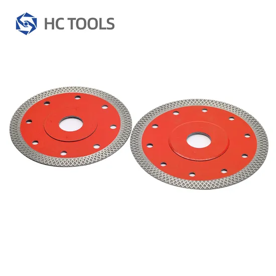 4.5inch Hot Press Diamond Cutting Discs for Ceramic Tile with No Collapsing Edges