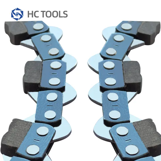 Long-Life Laser Weld Diamond Chain Saw Parts Segmented 350mm 3/8" Sawchain Spare Parts
