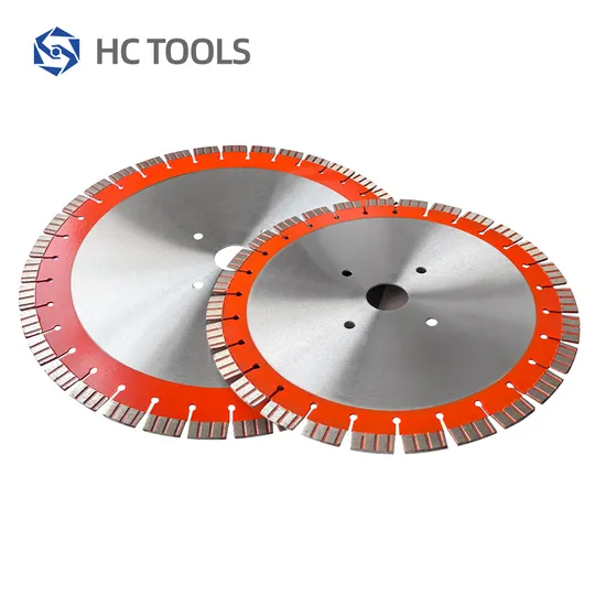 Durable 16" Segment Turbo Diamond Saw Blade Cutting Disc for Asphalt Concrete Road Wall