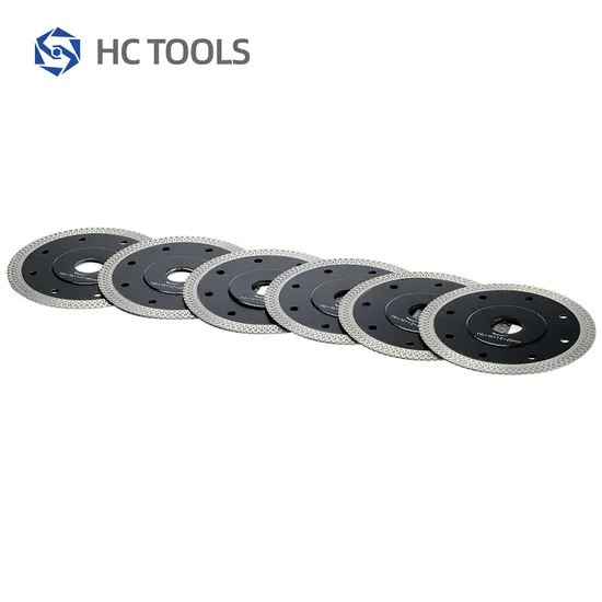 4.5inch Hot Press Diamond Cutting Discs for Ceramic Tile with No Collapsing Edges
