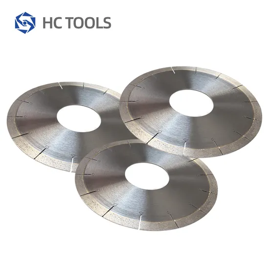 China Manufacturer 7.5" Ceramic Tile Diamond Saw Blade Rock Segmented Cutting Disc Tools