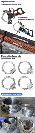 Hc Factory Price 350mm 14 Inch Diamond Concrete Arix Ring Saw Blade for Ring Blade Machine