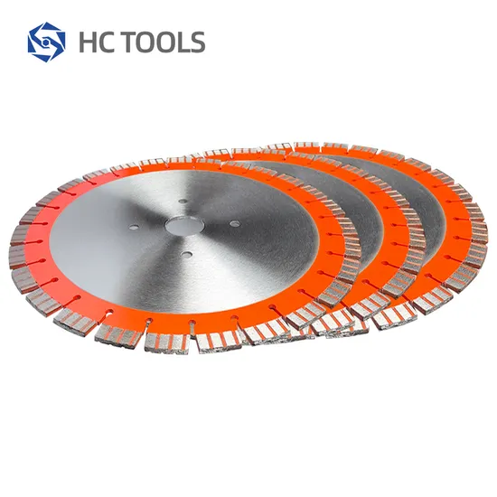 Hc 25inch 500 mm Key Slot Diamond Cutter Disc Reinforced Concrete Saw Blades for Cutting Road Asphalt Brick Cement