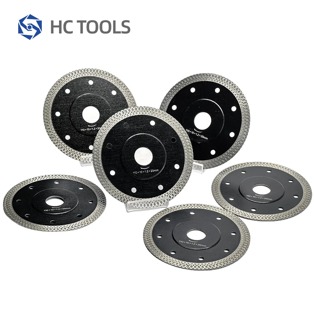 4.5inch Hot Press Diamond Cutting Discs for Ceramic Tile with No Collapsing Edges
