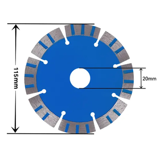 125mm Turbo Diamond Saw Blade – Dry Cut for Tile, Porcelain, Concrete