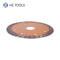 Hc Hot Sell Sintered Turbo Silent Continuous Rim Marble Circular Porcelain Turbo Concrete Tile Saw Diamond Blade