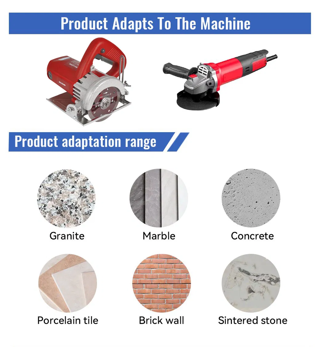 High Quality Hot Pressed 4.5inch Diamond Cutting Disc