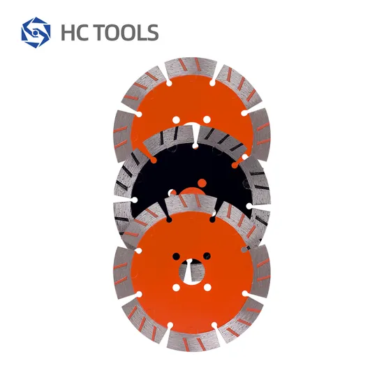 Factory Hot Press Sintered Disc Turbo Diamond Saw Blade for Cutting Stone Tile Granite Marble Concrete Brick