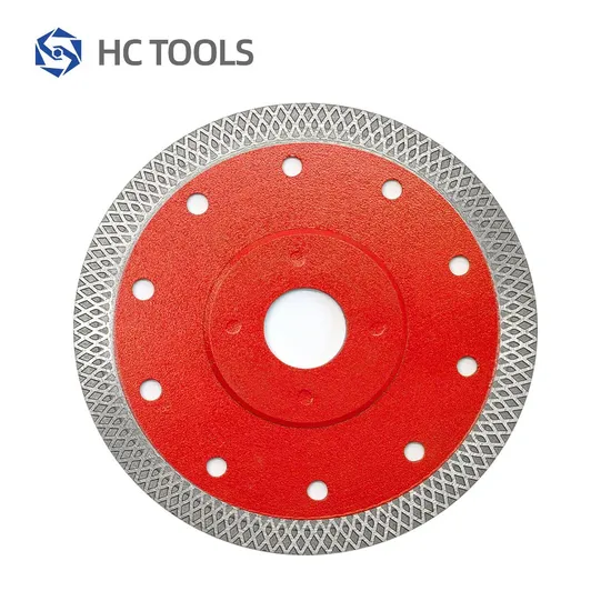 4.5inch Hot Press Diamond Cutting Discs for Ceramic Tile with No Collapsing Edges