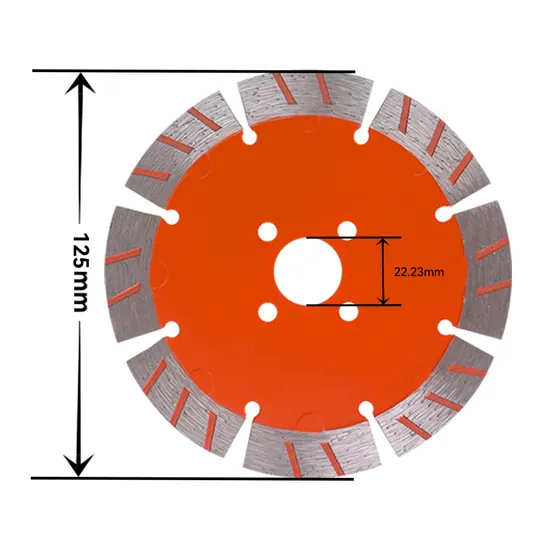 Factory Hot Press Sintered Disc Turbo Diamond Saw Blade for Cutting Stone Tile Granite Marble Concrete Brick