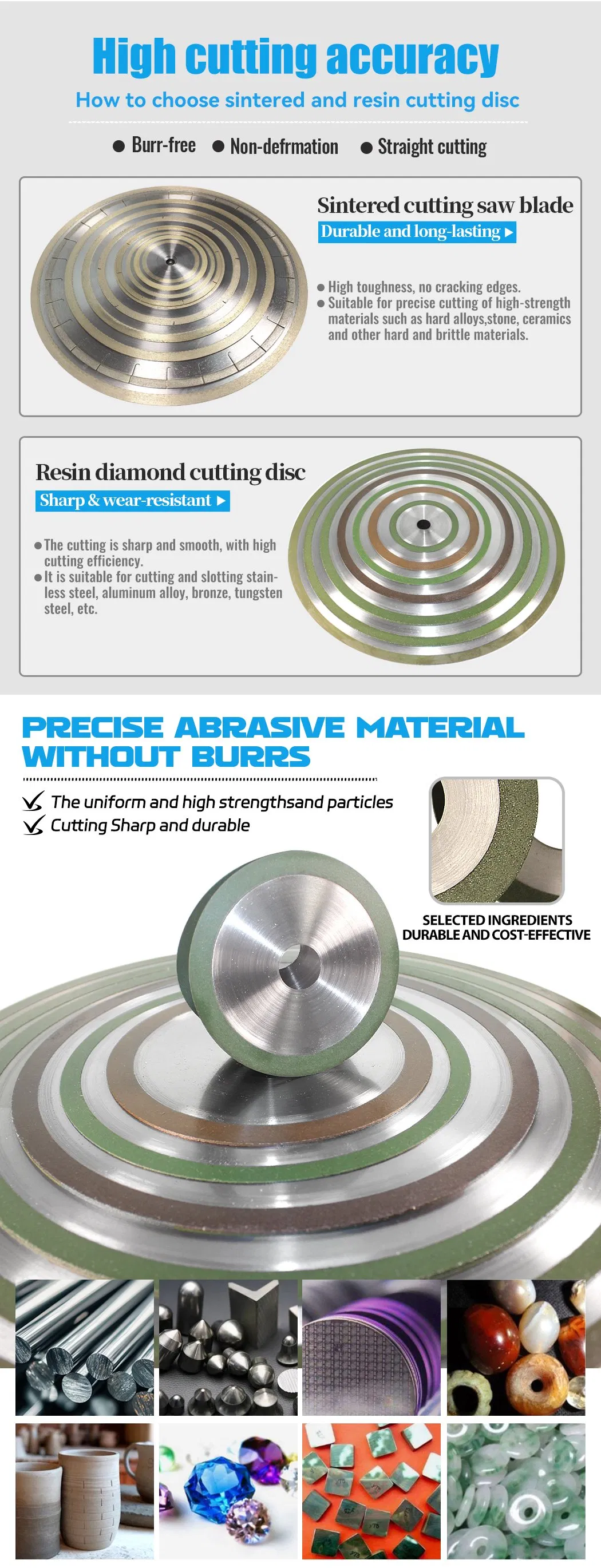 Hot Sale Circular Diamond Saw Blade for Tile Cutting High Quality Customized