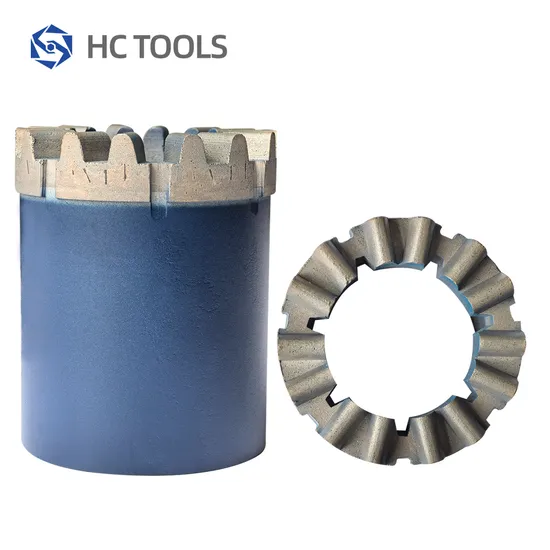 Promotional Hot Pressed 3" Impregnated Diamond Core Drill Bit for Geological Mining Drilling