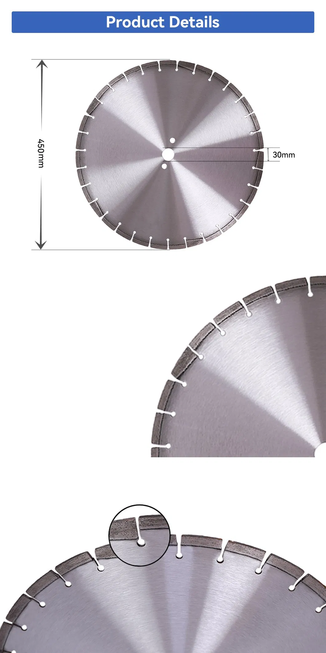 18 Inch Laser Welded Turbo Segmented Diamond Saw Blades