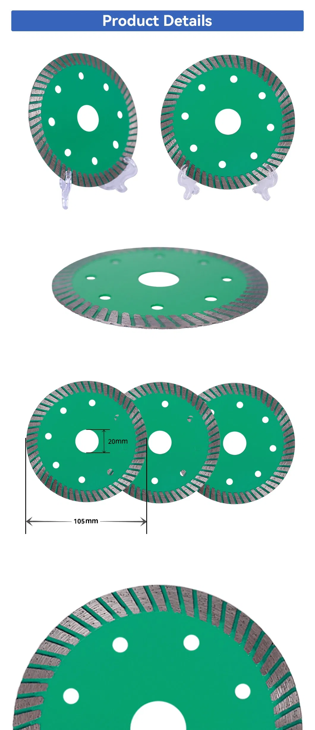 Hc Supplier Saw Blade 110mm Diamond Saw Blade Cut Granite Marble Concrete Sandstone Limestone Diamond Cutting Blade