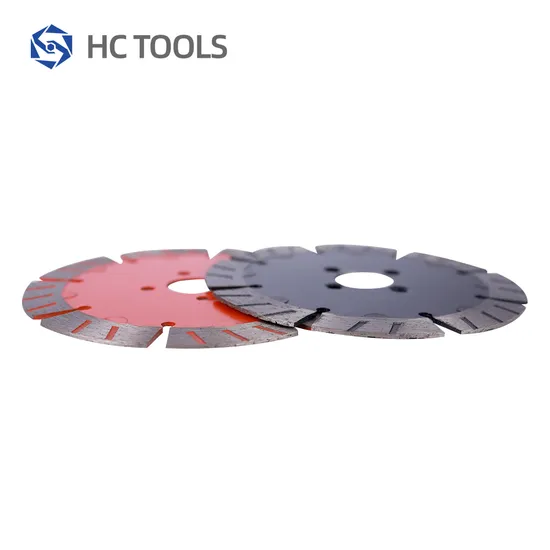 Factory Hot Press Sintered Disc Turbo Diamond Saw Blade for Cutting Stone Tile Granite Marble Concrete Brick
