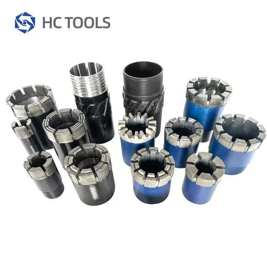Durable Impregnated Diamond Core Drill Bits Nq Hq Bq Geological Drilling Tools