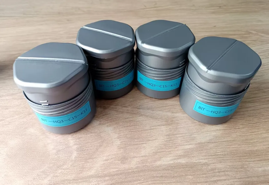 Durable Impregnated Diamond Core Drill Bits Nq Hq Bq Geological Drilling Tools