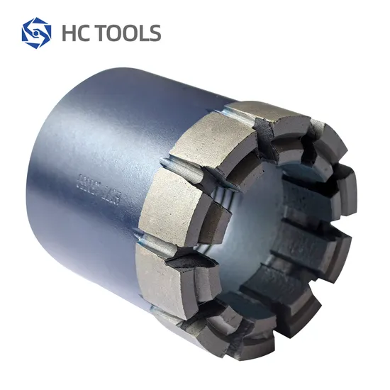 China Supplier Geological Core Drill Bits 77mm Sintered Diamond Drilling Tools for Mining Coal