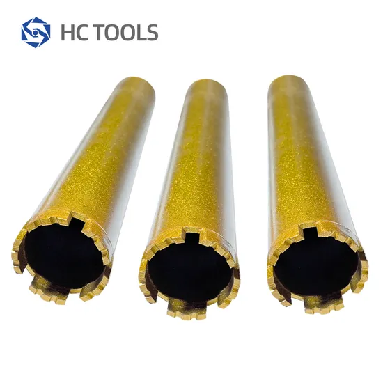 Hc Facctory Custom Diameter Length Diamond Core Drill Bit 25mm 56mm 76mm 102mm 150 mm 500 mm 800 mm