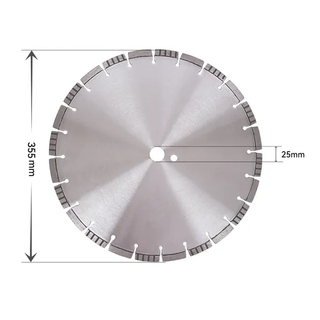 355mm Laser Welded Diamond Cutter Saw Blade for Marble