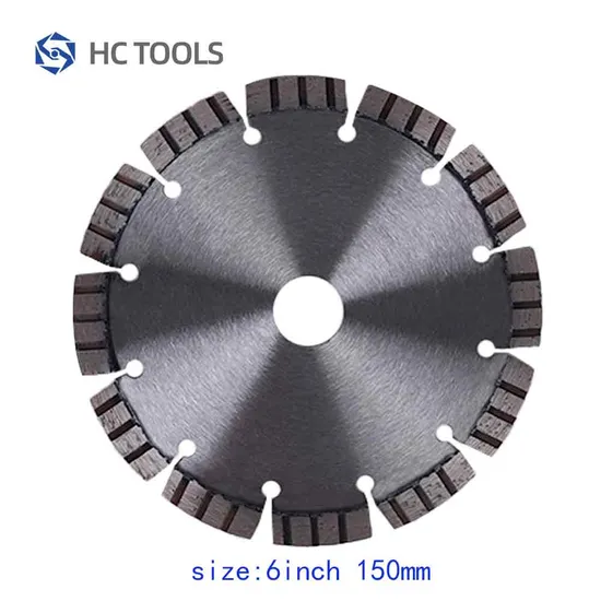 6 Inch Turbo Diamond Saw Blade for Cutting Reinforced Concrete
