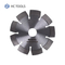 Manufacturer Wholesale 6.5inch Laser Welding Process Diamond Slotted Saw Blade