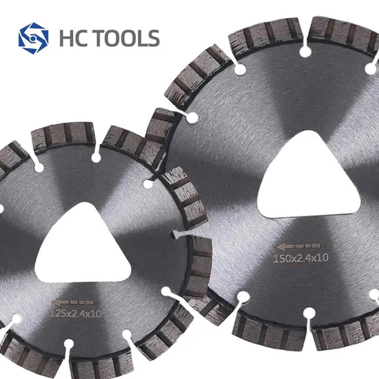 Manufacturer Supplies 5-Inch Football Corrugated Ceramic Tile Cutting and Polishing Universal Laser Welding Diamond Saw Blade