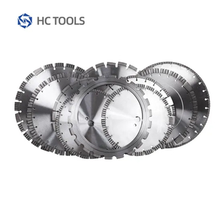 2024 New Laser Welded Diamond Ring Saw Blades Brick Wall Granite Wet Cutting 450mm Hardware Tool