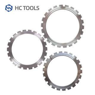 Easy to Operate Welded Turbo Diamond Ring Saw Blade Segmented 370mm Wet Cutting Ring Brick Wall