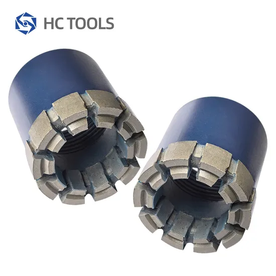 Double Layer Cutting Teeth Diamond Core Drill Bit for Sale